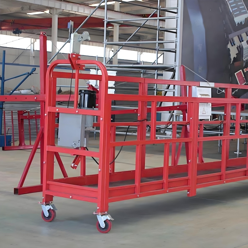 Suspended platform Construction lift equipment/Window Cleaning Suspended Platform Steel painted / cradle ZLP-500