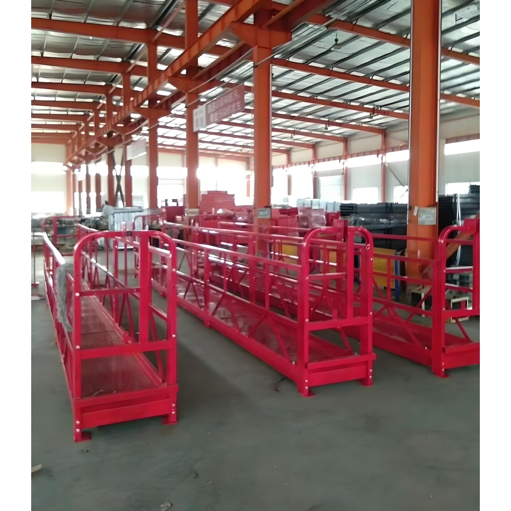 Steel painted / cradle Suspended platform Construction lift equipment/Window Cleaning Suspended Platform  ZLP-500