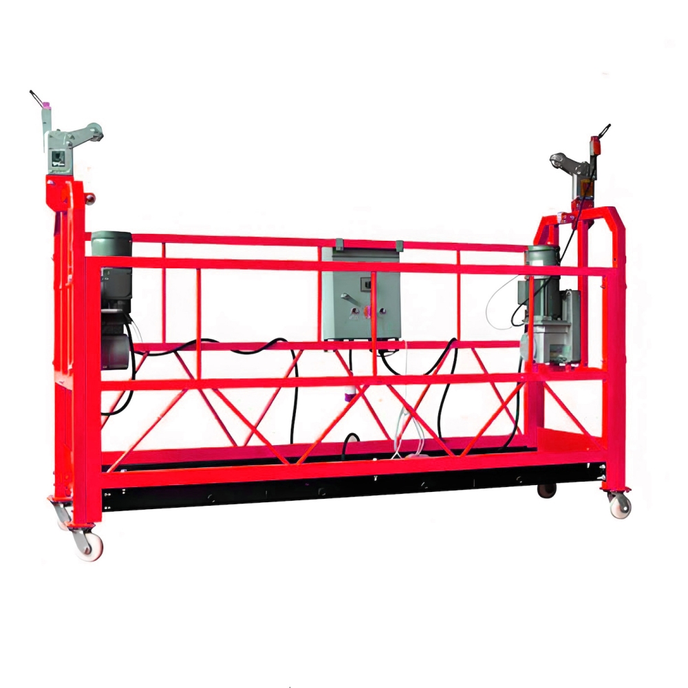 ZLP500 Galvanized Hoist Motor 1.5kw Electrical Scaffolding Construction Electric Suspended Platform