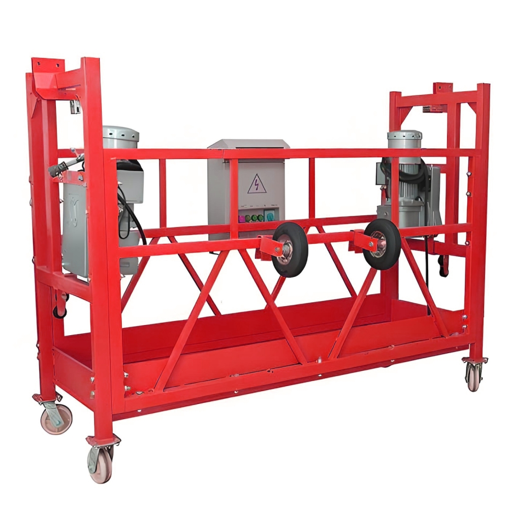 ZLP500 Galvanized Hoist Motor 1.5kw Electrical Scaffolding Construction Electric Suspended Platform