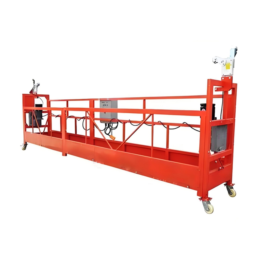 ZLP500 Galvanized Hoist Motor 1.5kw Electrical Scaffolding Construction Electric Suspended Platform