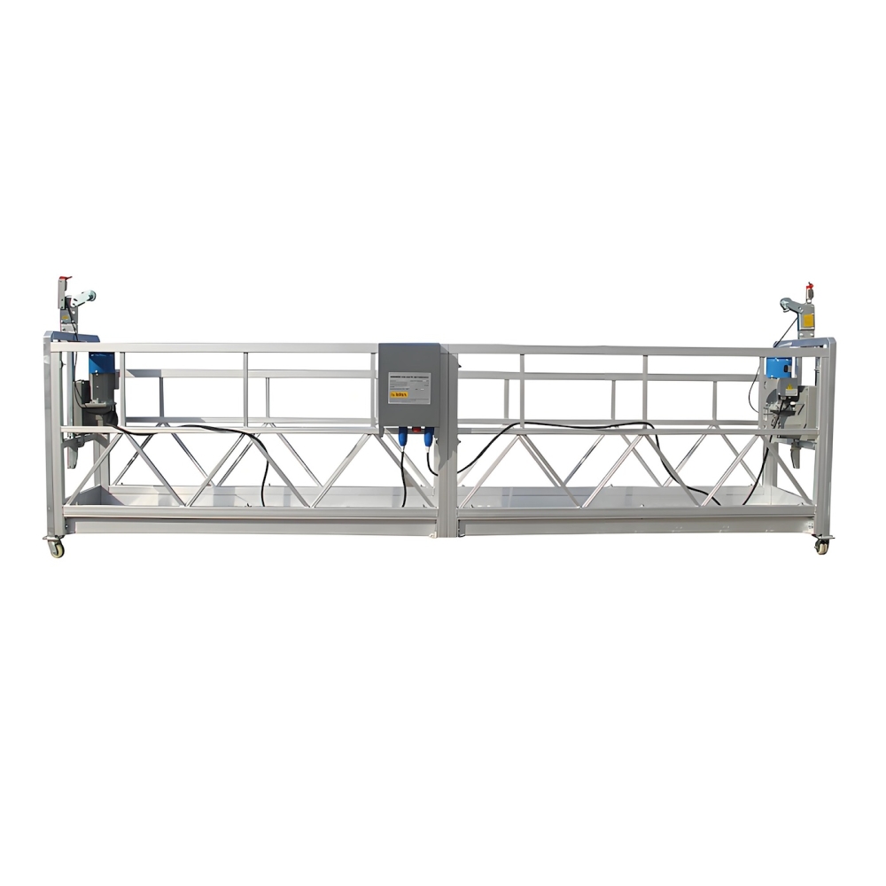 zlp800 800kg 7.5m galvanized steel suspended platform/ cradle/gondola aluminum platform