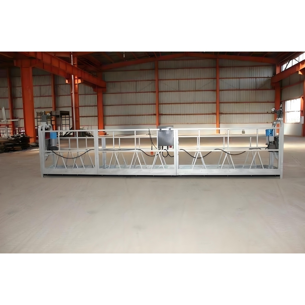 zlp800 800kg 7.5m galvanized steel suspended platform/ cradle/gondola aluminum platform