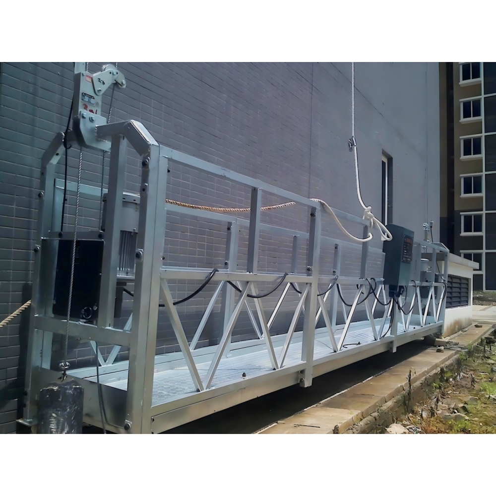 Hot Dip Galvanized Temporary Building Construction ZLP630 ZLP800 Gondola Work Platform