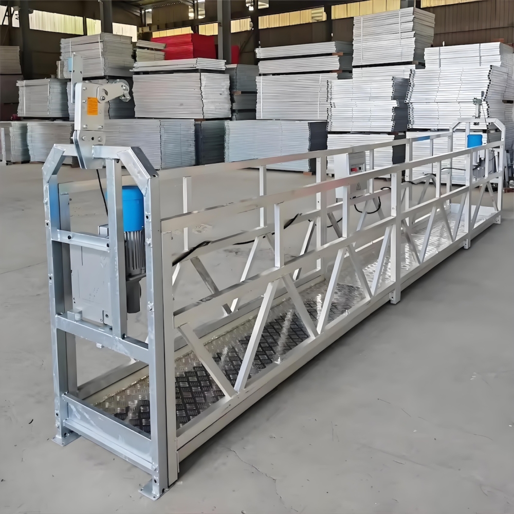 Hot Dip Galvanized Temporary Building Construction ZLP630 ZLP800 Gondola Work Platform