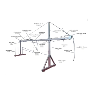 Suspended Platform Hanging Scaffolding Safety Lock Hoist Suspension Mechanism